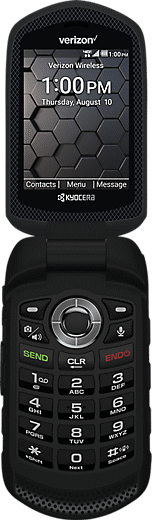 Kyocera DuraXV LTE E4610 Verizon Rugged Waterproof Flip Phone